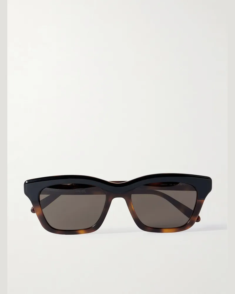 Loewe Sonnenbrille mit D-Rahmen aus Azetat in Schildpattoptik Braun