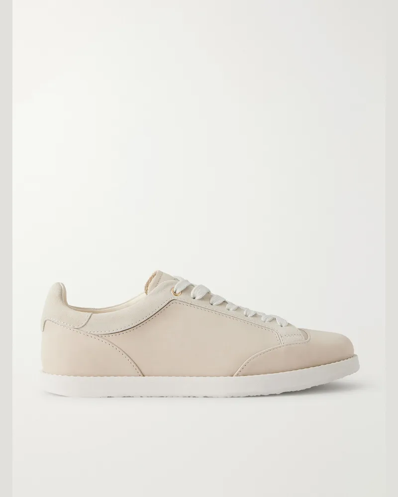 Brunello Cucinelli Suede Sneakers Neutrals