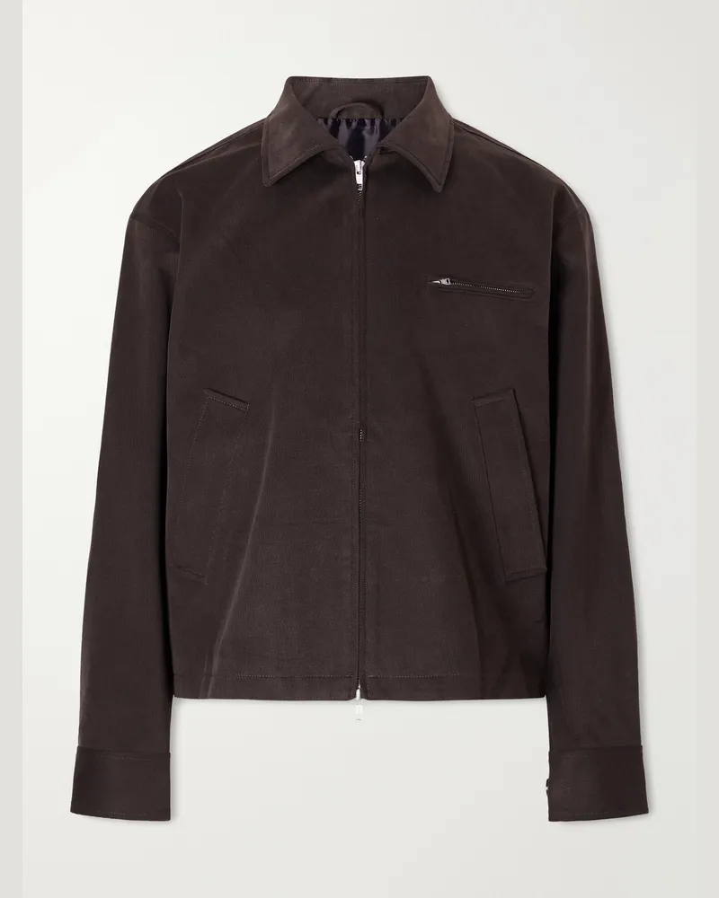 Mfpen Postal Cotton-Velvet Jacket Brown