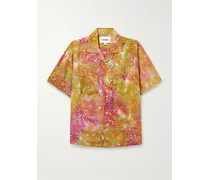 Tiger Lily Hemd aus bedrucktem Lyocell mit Reverskragen