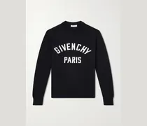 Knitted Cotton-Blend Sweater