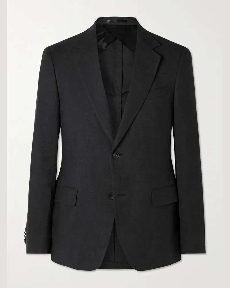 MR P. Slim-Fit Linen Suit Jacket Gray