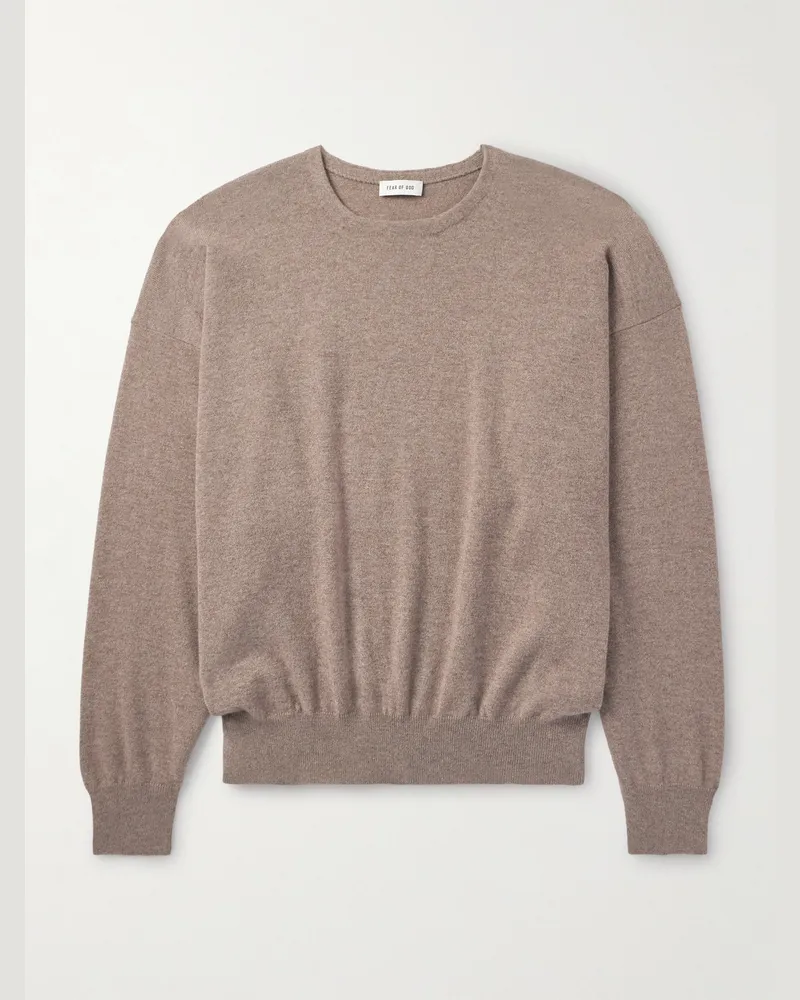 Fear of God Pullover aus Kaschmir Braun
