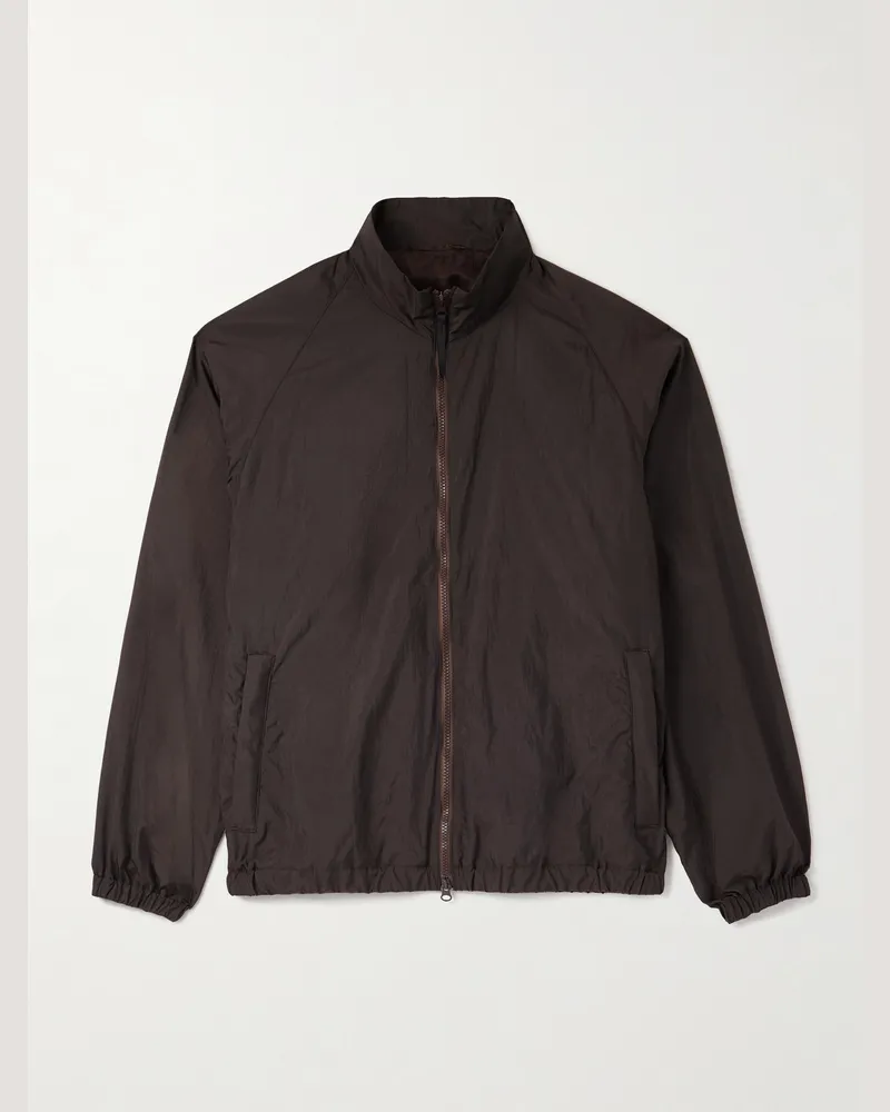 Kaptain Sunshine Blouson aus Shell in Knitteroptik Braun