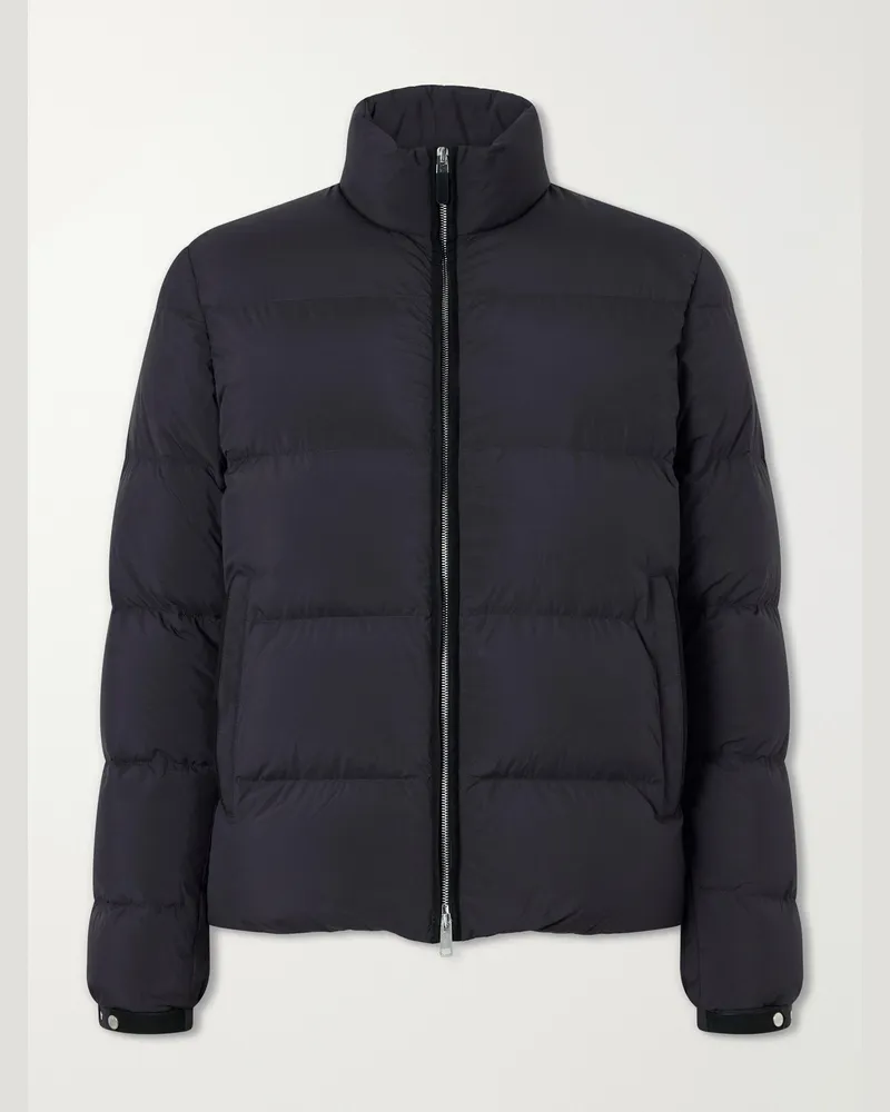 Ermenegildo Zegna Quilted Padded Shell Down Jacket Blue