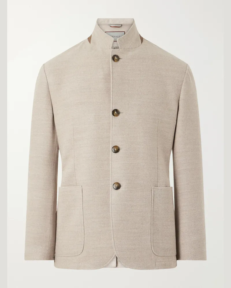 Canali Wool Blazer Neutrals