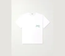 Geneva Bead-Embellished Cotton-Jersey T-Shirt