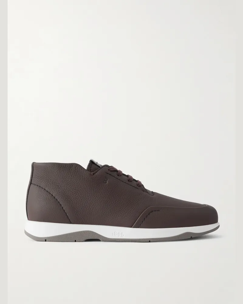Berluti Échappée Desert Boots aus Leder Braun