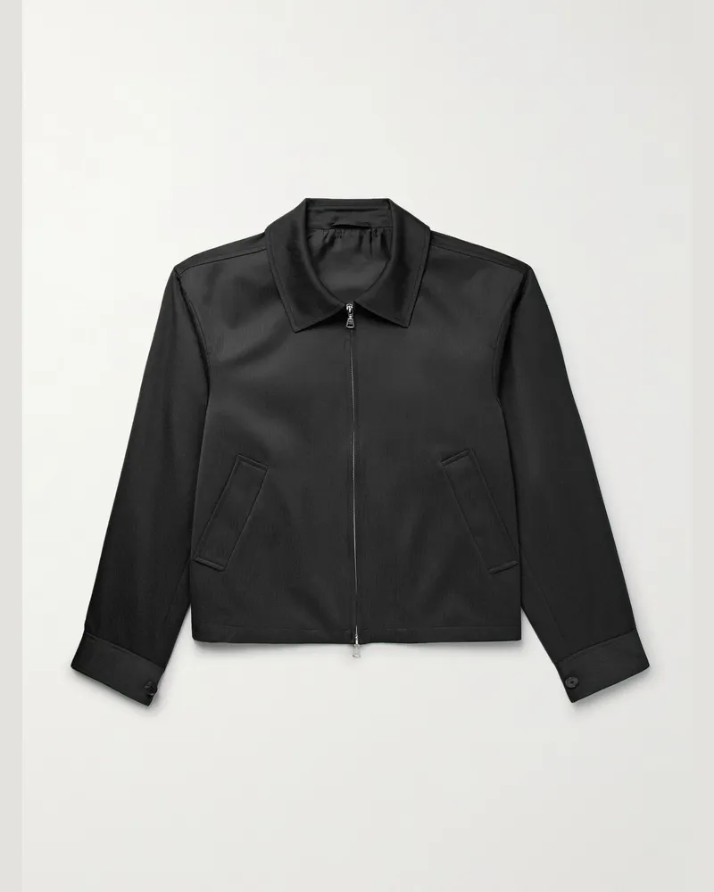 Mfpen Mail Jacke aus einer Wollmischung Schwarz