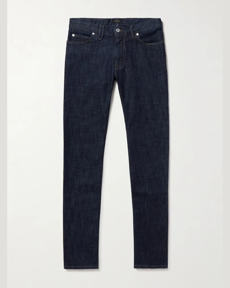 Brioni Meribel gerade geschnittene Jeans Blau
