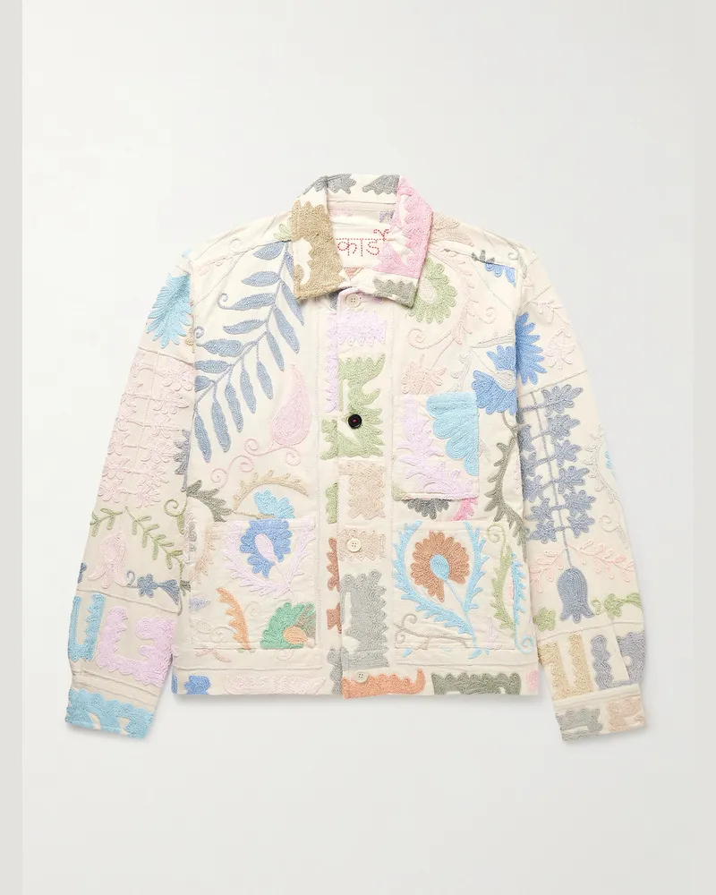 KARDO Bodhi Jacke aus Baumwolle mit Stickereien Neutral