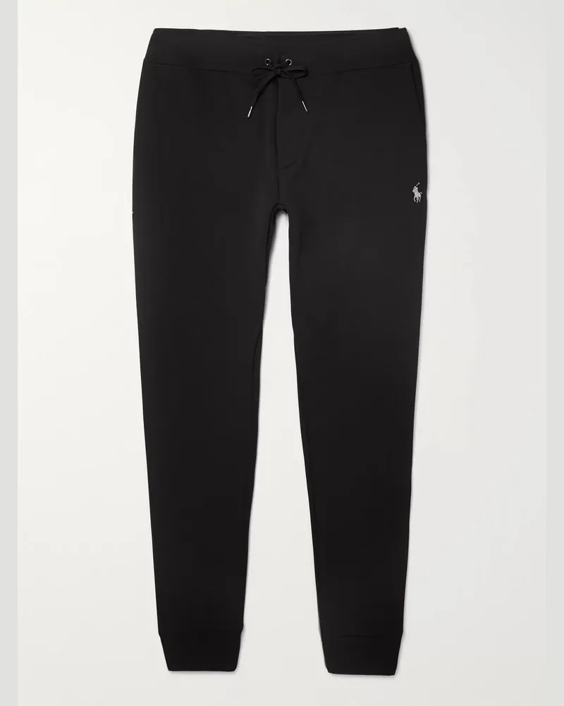 Ralph Lauren Slim-Fit Tapered Jersey Sweatpants Black