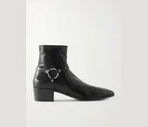 Clint Embellished Leather Boots