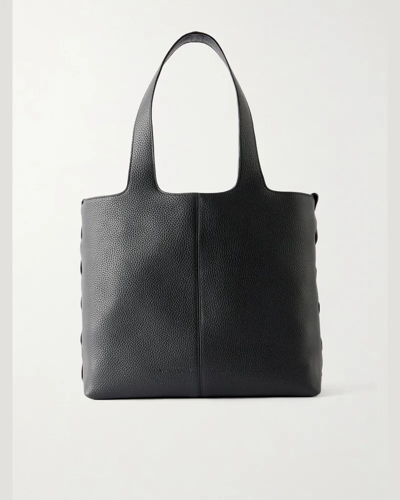 Bottega Veneta Diago Medium Full-Grain Leather Tote Bag Black