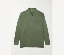 Oversized-Hemd aus Spitze aus einer Baumwoll-Modalmischung