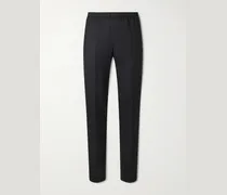 James Straight-Leg Wool Trousers