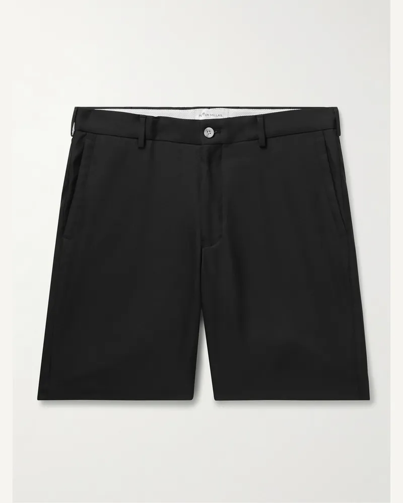 Peter Millar Salem schmal geschnittene Golf-Shorts aus technischem Twill Schwarz