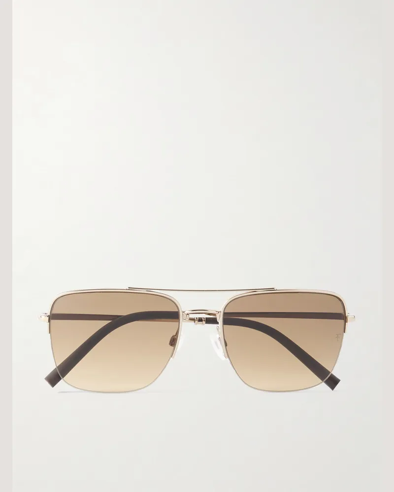 Oliver Peoples Roger Federer R-2 goldfarbene Pilotensonnenbrille Gold