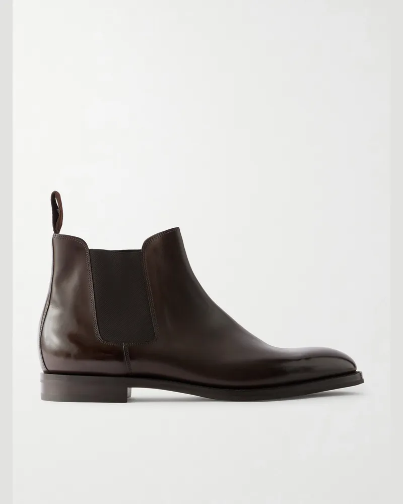 John Lobb Lawry Leather Chelsea Boots Brown