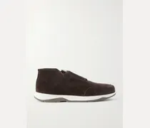 Echappée Slip-ons aus Veloursleder
