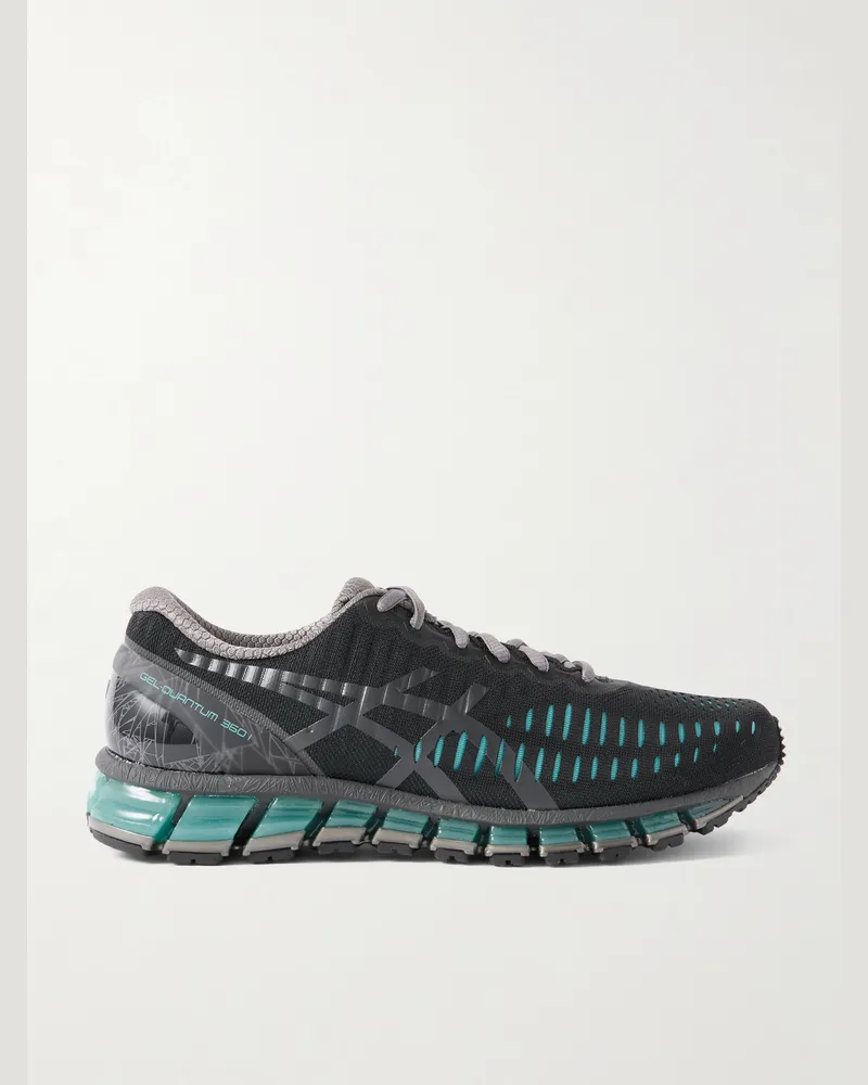 Asics GEL-QUANTUM 360 I Sneakers aus Mesh mit Jacquard-Muster und Gummibesatz Schwarz