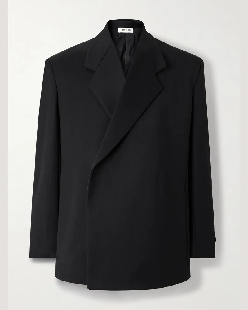 Fear of God Doppelreihiges Sakko aus Schurwolle Schwarz