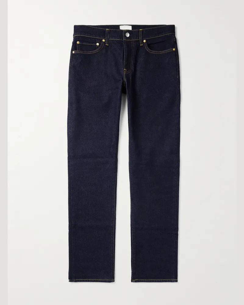 Sid Mashburn Clift Slim-Fit Straight-Leg Stretch Jeans Blue