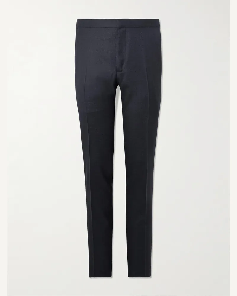 Tom Ford Dyllan Slim-Fit Super 130s Wool Suit Trousers Blue