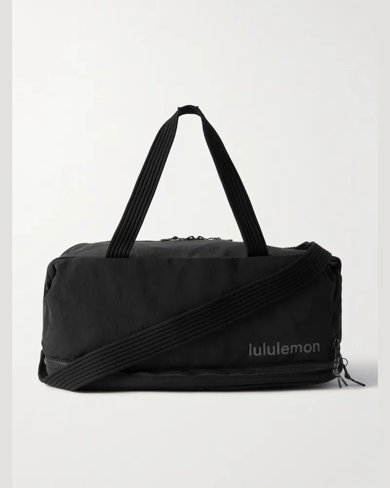 LULULEMON Bowling-Tasche aus Nylon mit Logoprint Schwarz