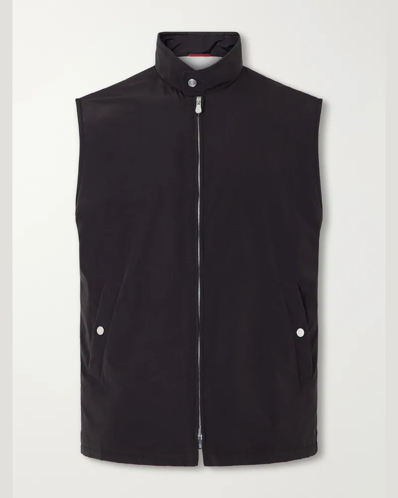 Brunello Cucinelli Padded Shell Gilet Black