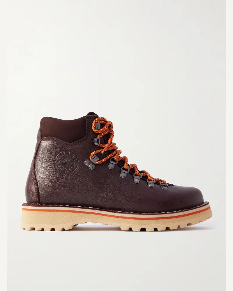 MR P. Diemme Roccia Vet Wanderschuhe aus vollnarbigem Leder Rot