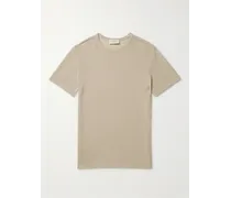 T-Shirt aus einer Tencel™-Lyocell-Leinenmischung in Stückfärbung