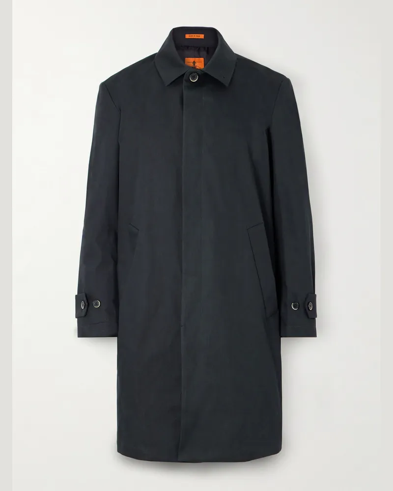 BARENA Ariata Mantel aus Baumwollgabardine Blau