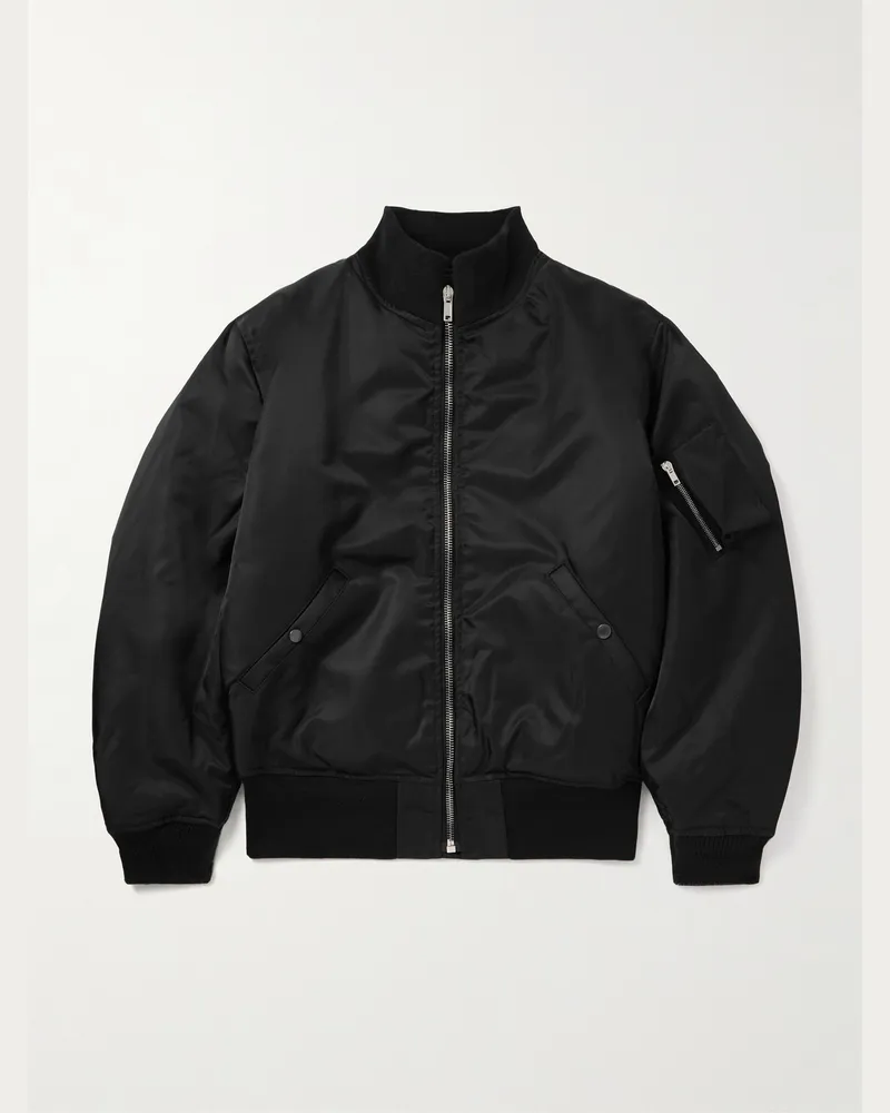 DRKSHDW by Rick Owens Imbottito Oversized Padded Shell Bomber Jacket Black
