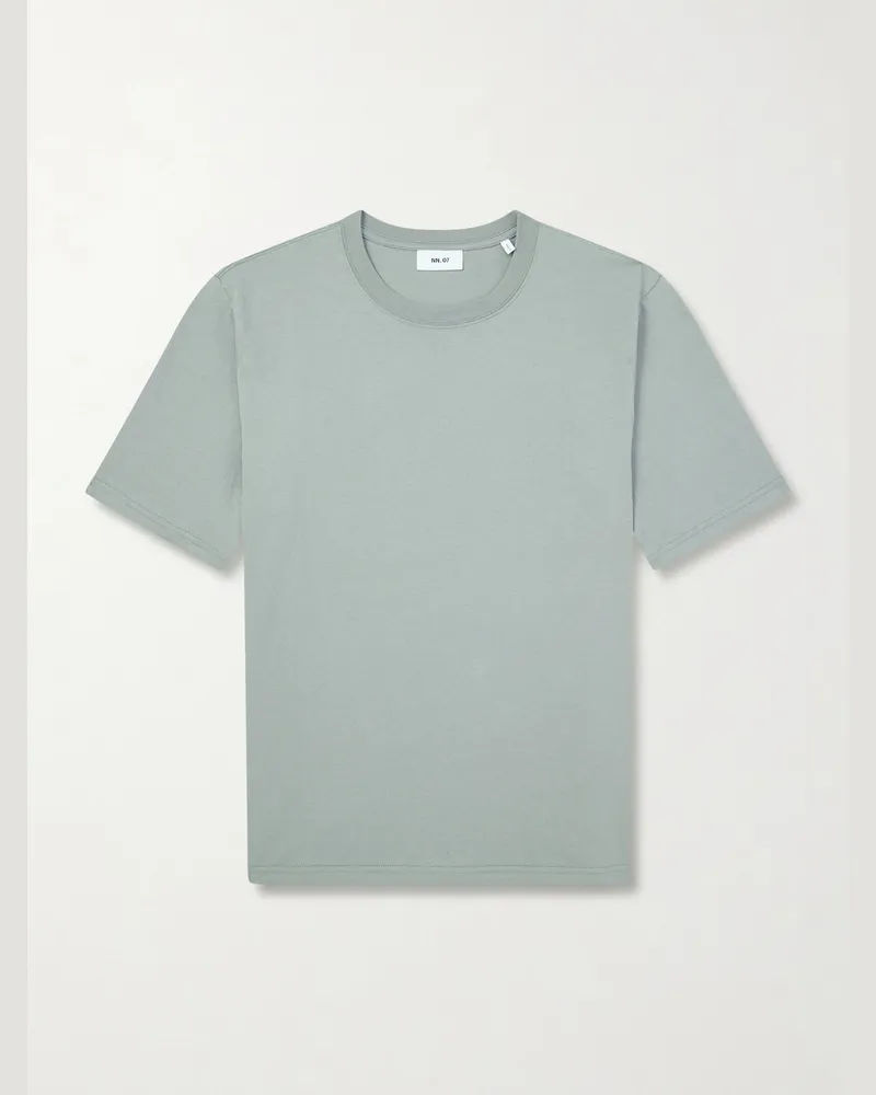 NN 07 Jett 30026 Cotton-Jersey T-Shirt Green