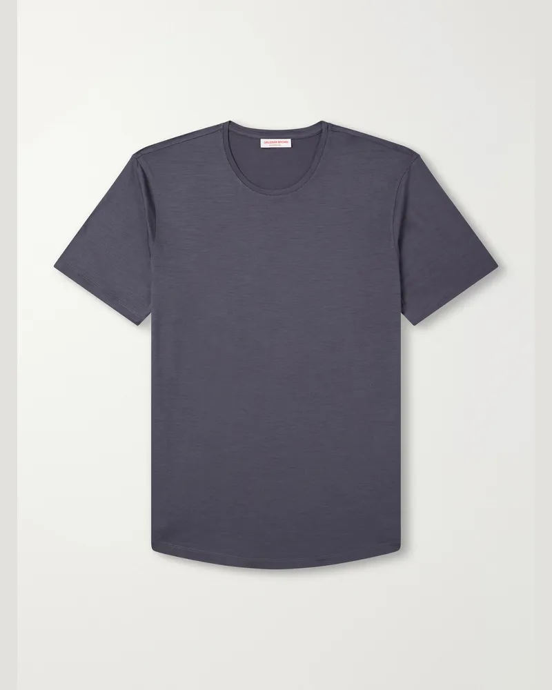 Orlebar Brown OB-T Wool-Jersey T-Shirt Gray