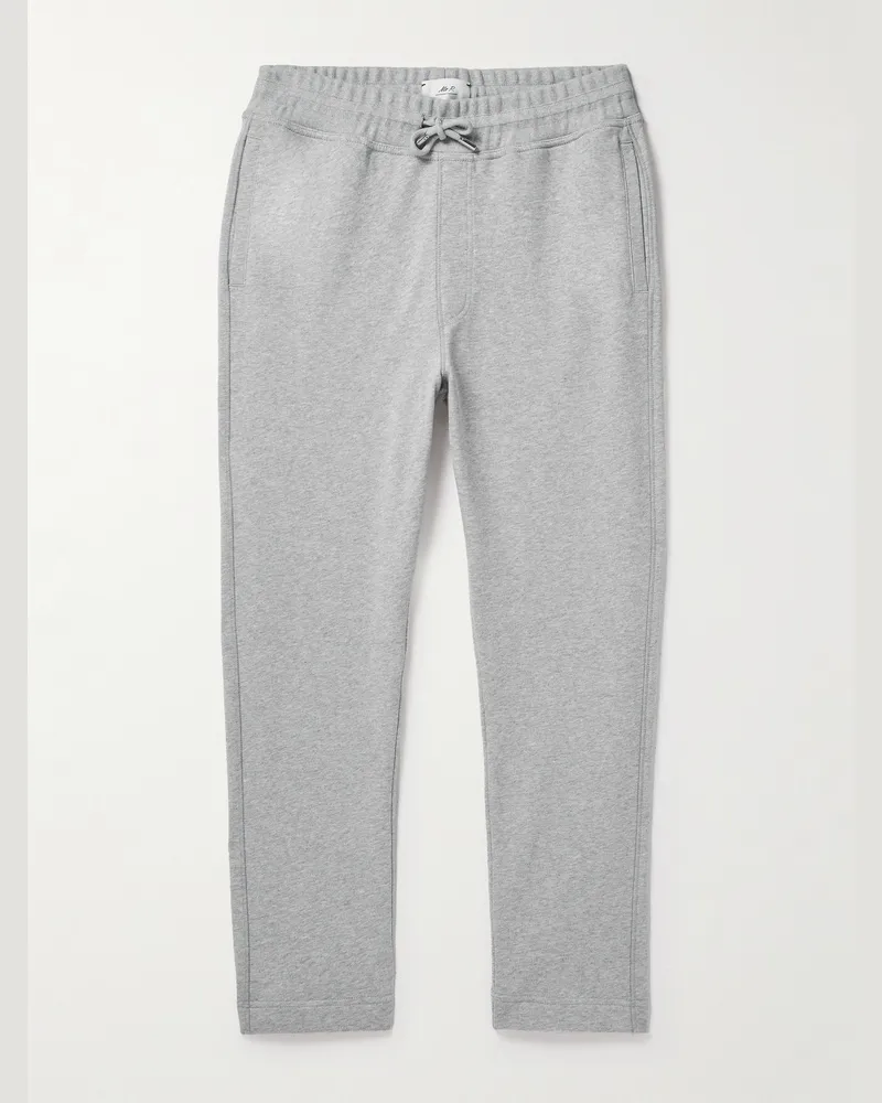 MR P. Tapered Cotton-Jersey Sweatpants Gray
