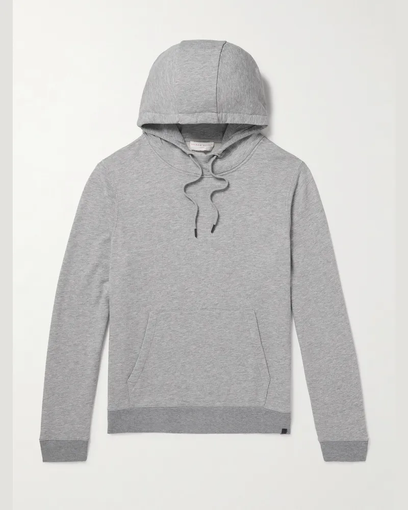 Derek Rose Quinn Cotton and Modal-Blend Jersey Hoodie Gray