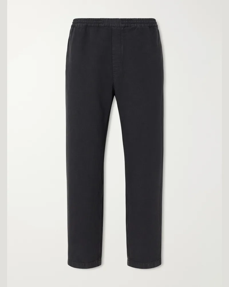 A Kind Of Guise Banasa Tapered Cotton Drawstring Trousers Black
