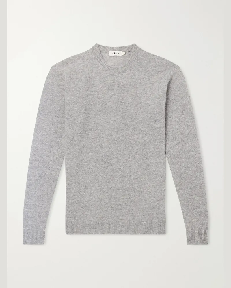 Altea Wool and Cashmere-Blend Sweater Gray