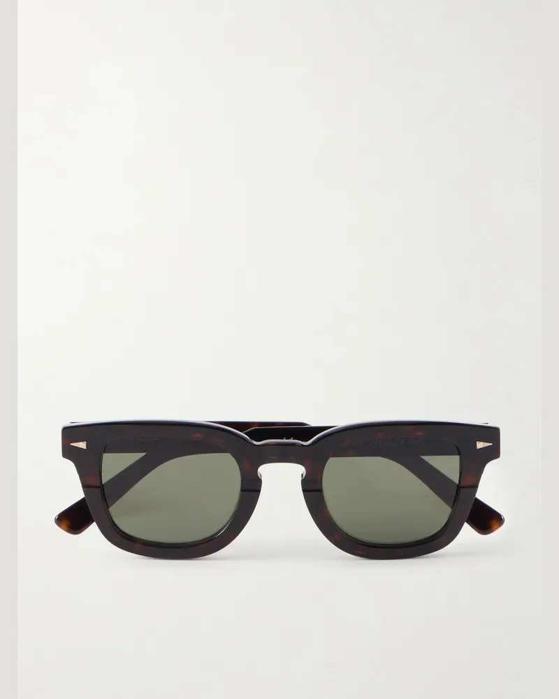 AHLEM Champ De Mars Square-Frame Tortoiseshell Acetate Sunglasses Brown