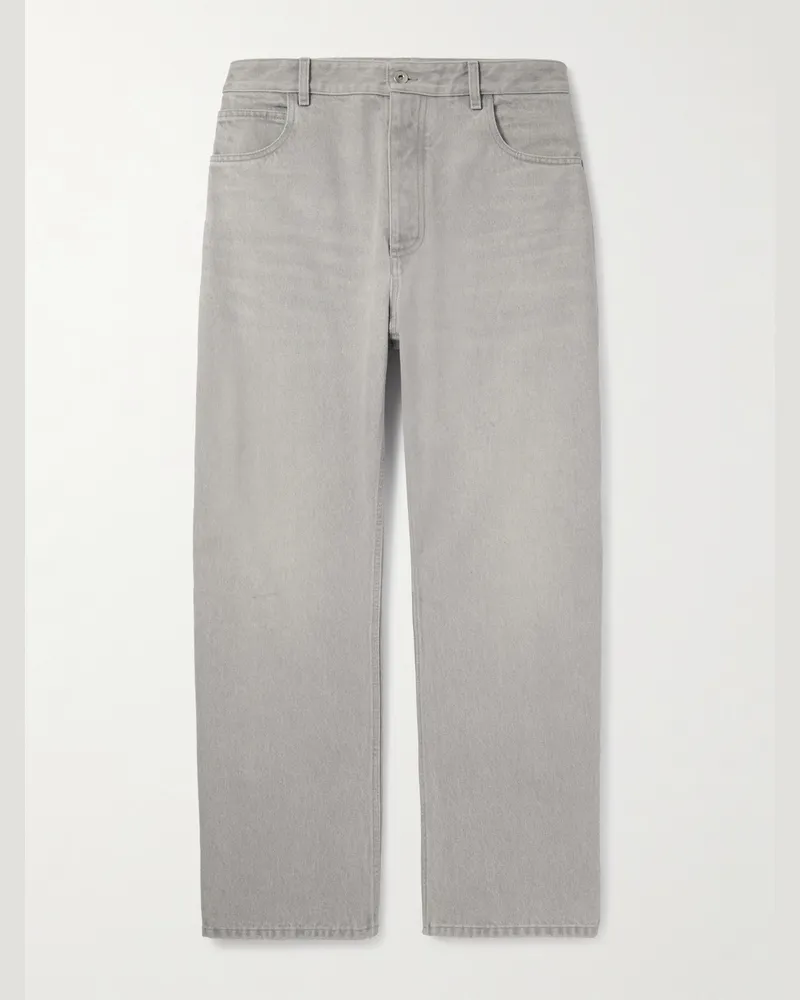 Bottega Veneta Gerade geschnittene Jeans Grau