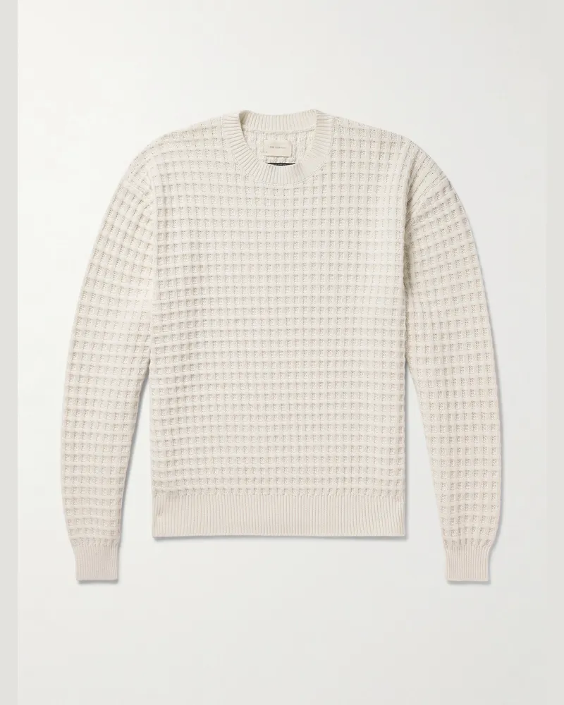 Aimé Leon Dore Pullover aus Baumwolle in Waffelstrick Neutral