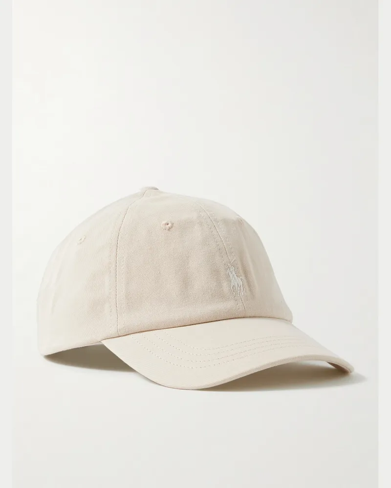 Ralph Lauren Baseballkappe aus Baumwoll-Twill mit Logostickerei Neutral