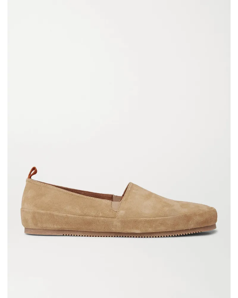 MULO Loafers aus Veloursleder Neutral