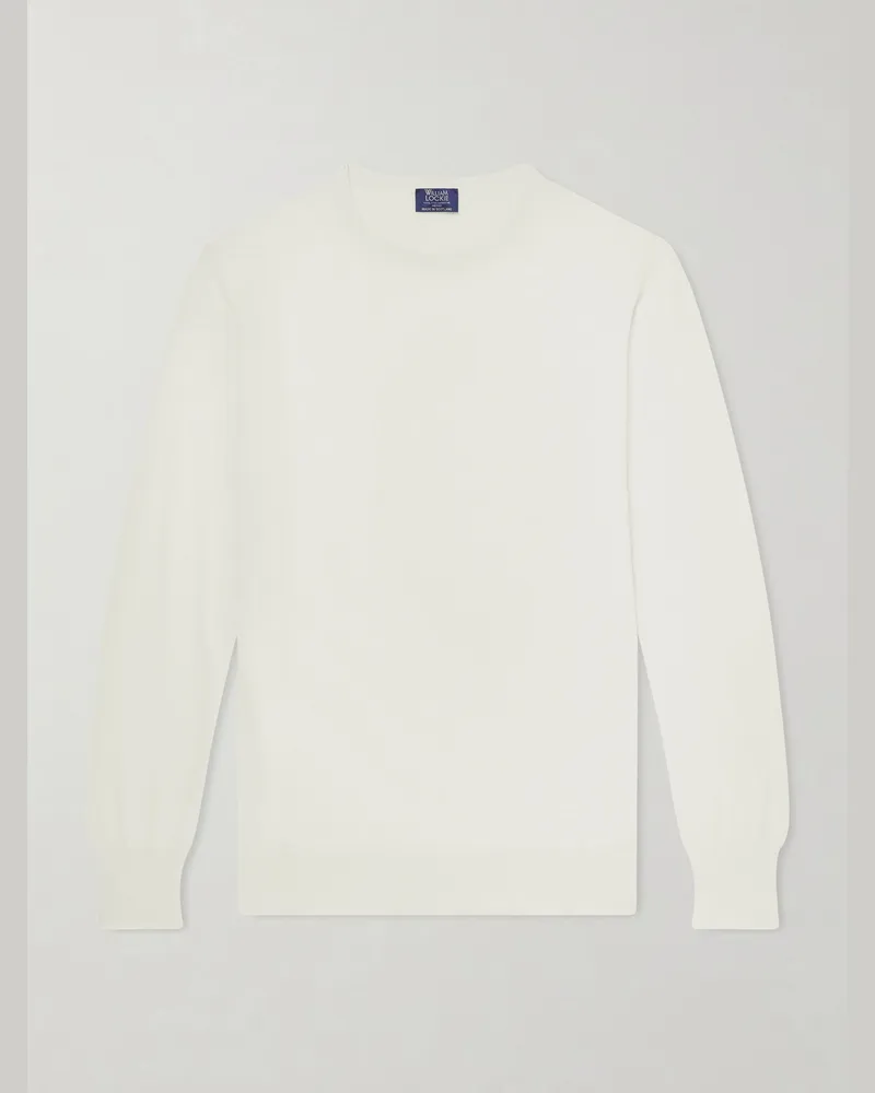 William Lockie Merino Wool Sweater Neutrals