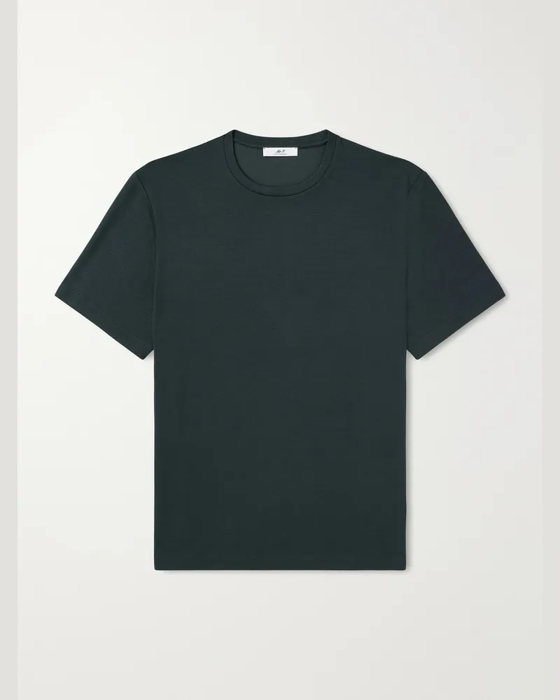MR P. Cotton and Lyocell-Blend Jersey T-Shirt Green