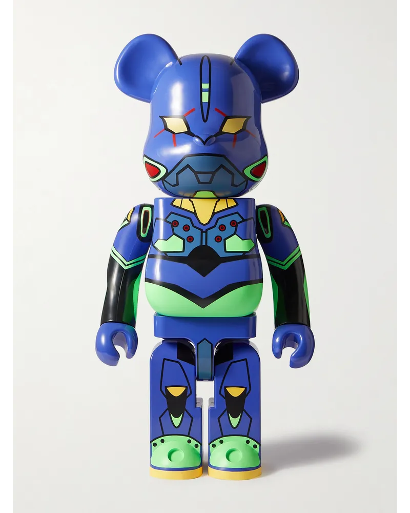 BE@RBRICK Evangelion Eva-01 1000% Dekofigur aus bedrucktem PVC Blau