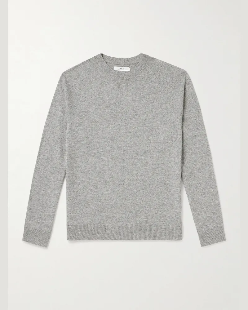 MR P. Pullover aus einer Woll-Kaschmirmischung Grau