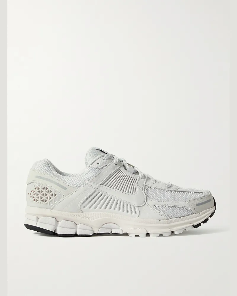 Nike Zoom Vomero 5 Sneakers aus Mesh und Leder mit Gummibesätzen Grau